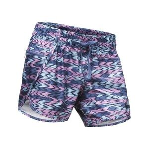 The North Face Class V Shorts in Coastal Fjord Blue Painted Ikat Print